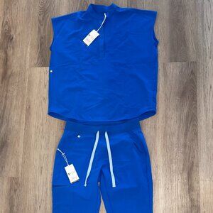 Brand New Royal Blue FIGS set